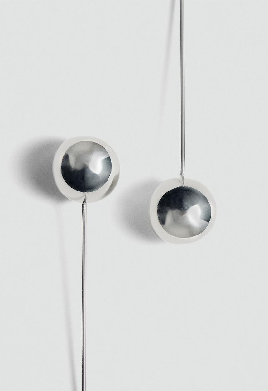 MANGO - Lilo earrings - silver
