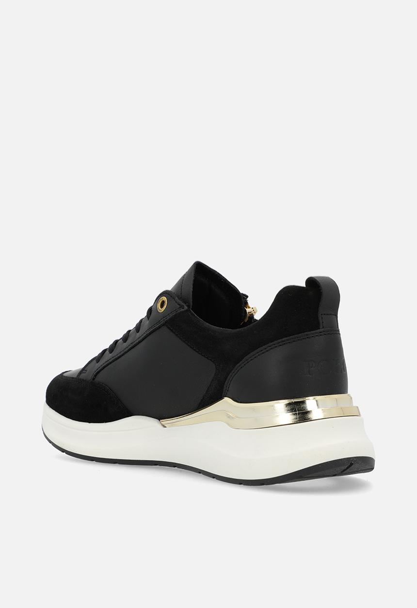 POLO - Zip sneaker - black