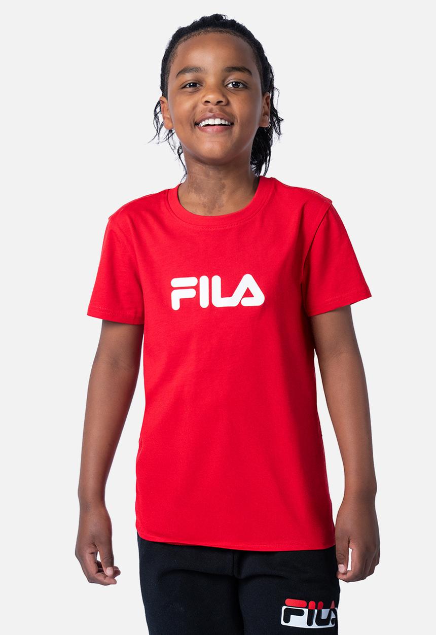 FILA - Mono deckle T-shirt - fila red