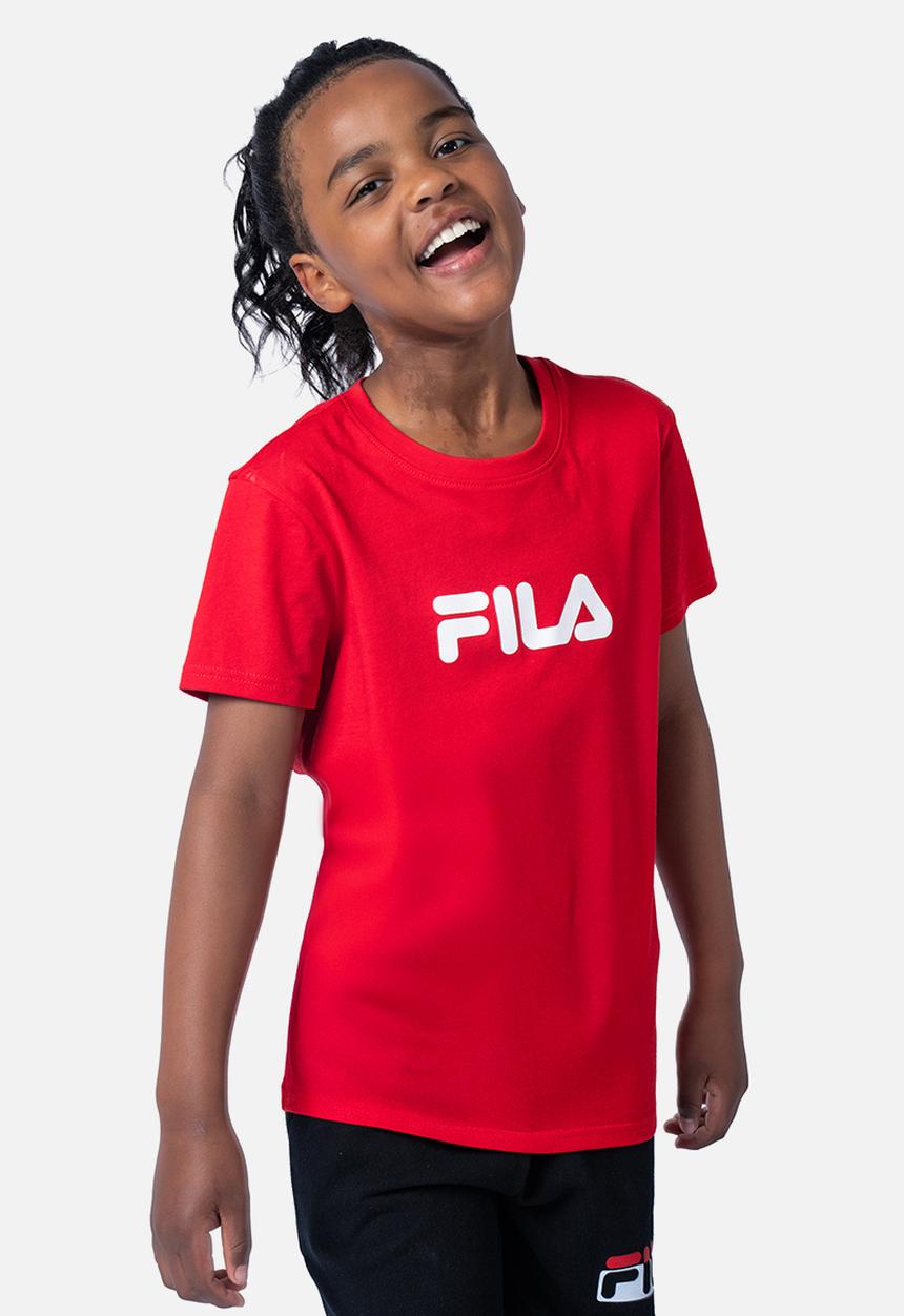 FILA - Mono deckle T-shirt - fila red