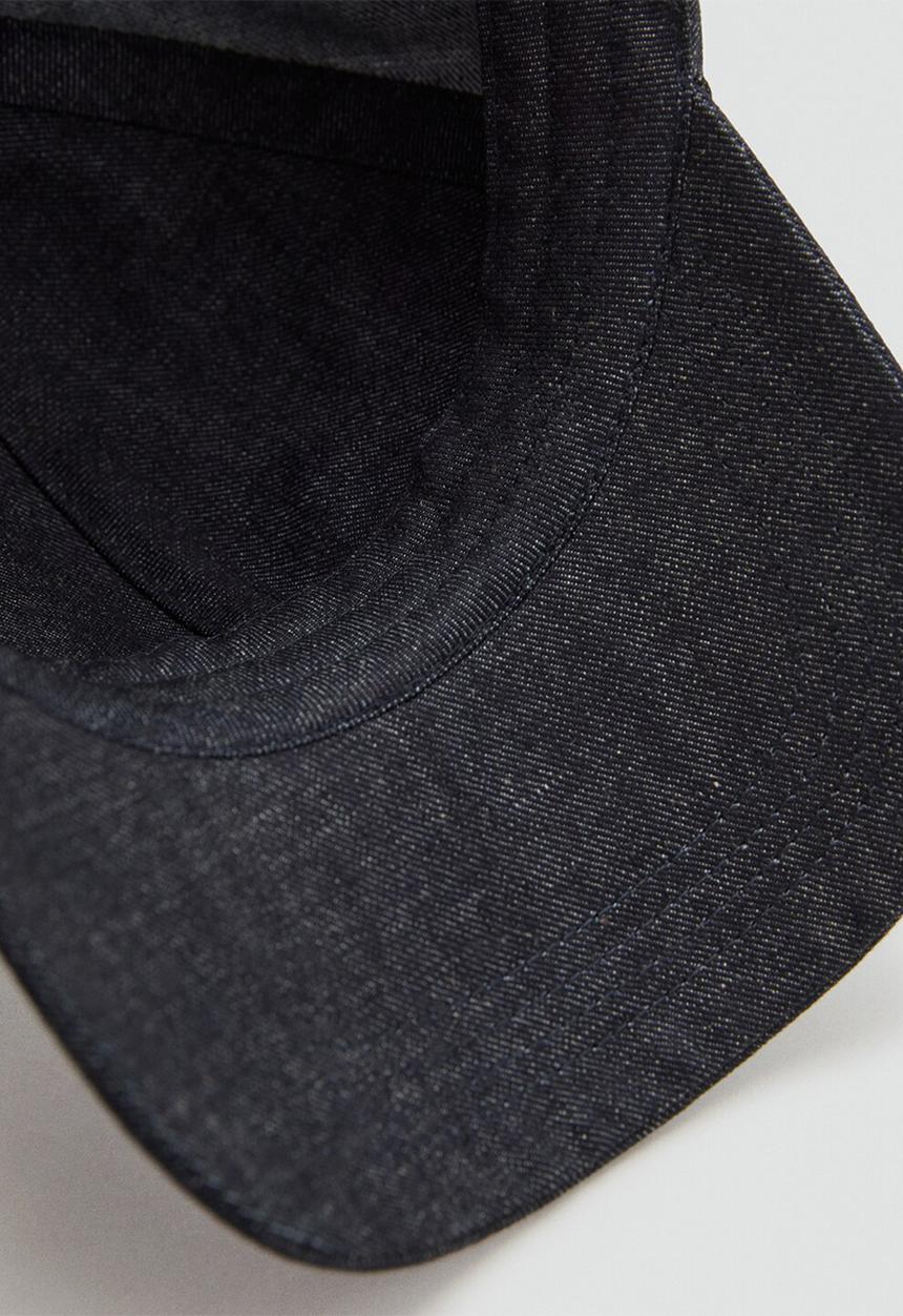 MANGO - Gorra Basic Cap - Black