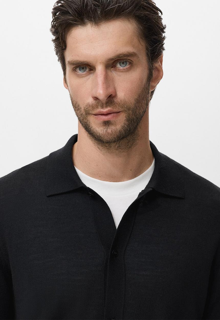 MANGO - Camisa Willyo - Black