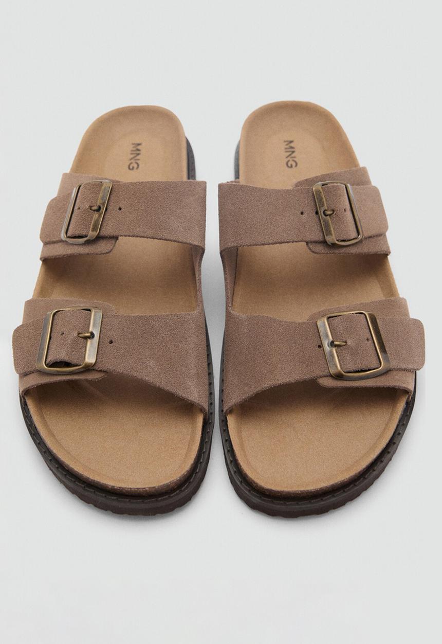 MANGO - Sandalia bio - brown 