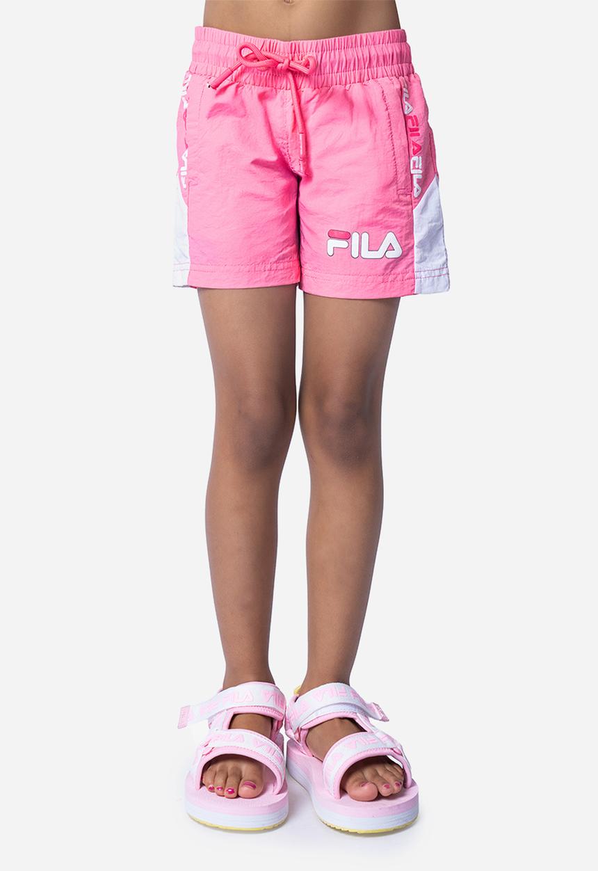 FILA - Pippa shorts  - white & strawberry pink