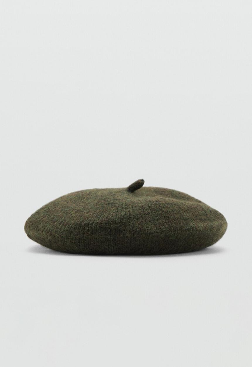 MANGO - Gorro Beri Beanie - Dark Green