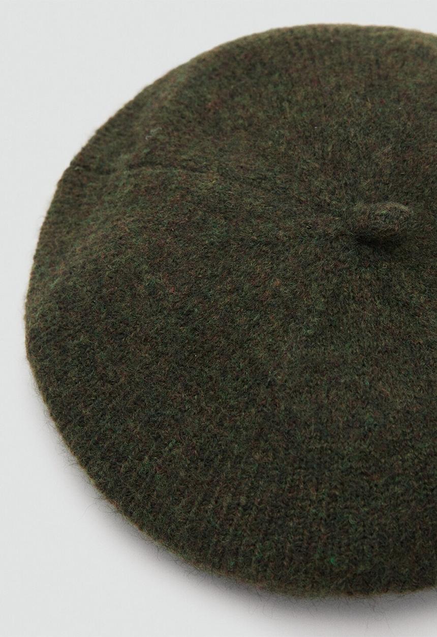 MANGO - Gorro Beri Beanie - Dark Green