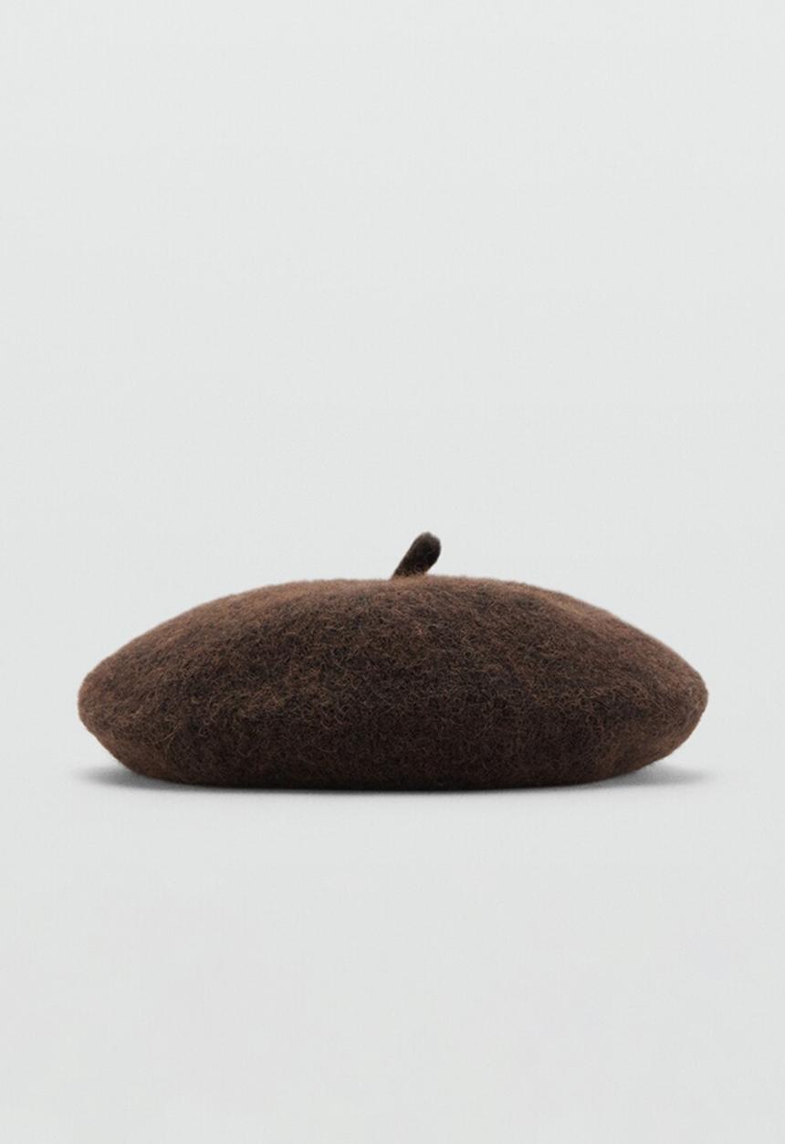 MANGO - Gorro Beri Beanie - Dark Brown