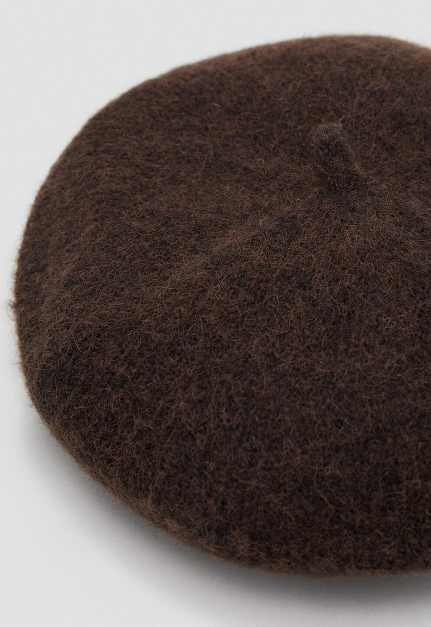 MANGO - Gorro Beri Beanie - Dark Brown