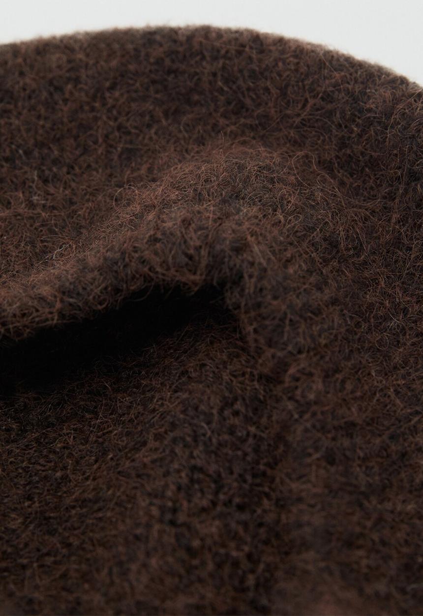 MANGO - Gorro Beri Beanie - Dark Brown