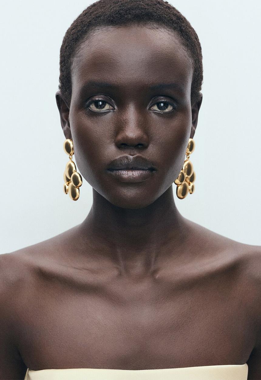 MANGO - Lisbeth earrings-gold