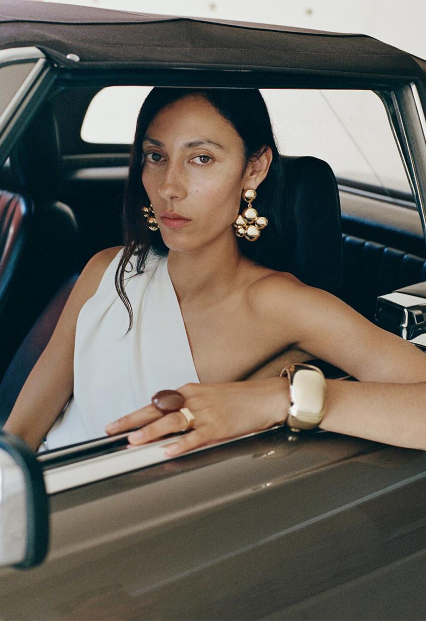 MANGO - Lisbeth earrings-gold