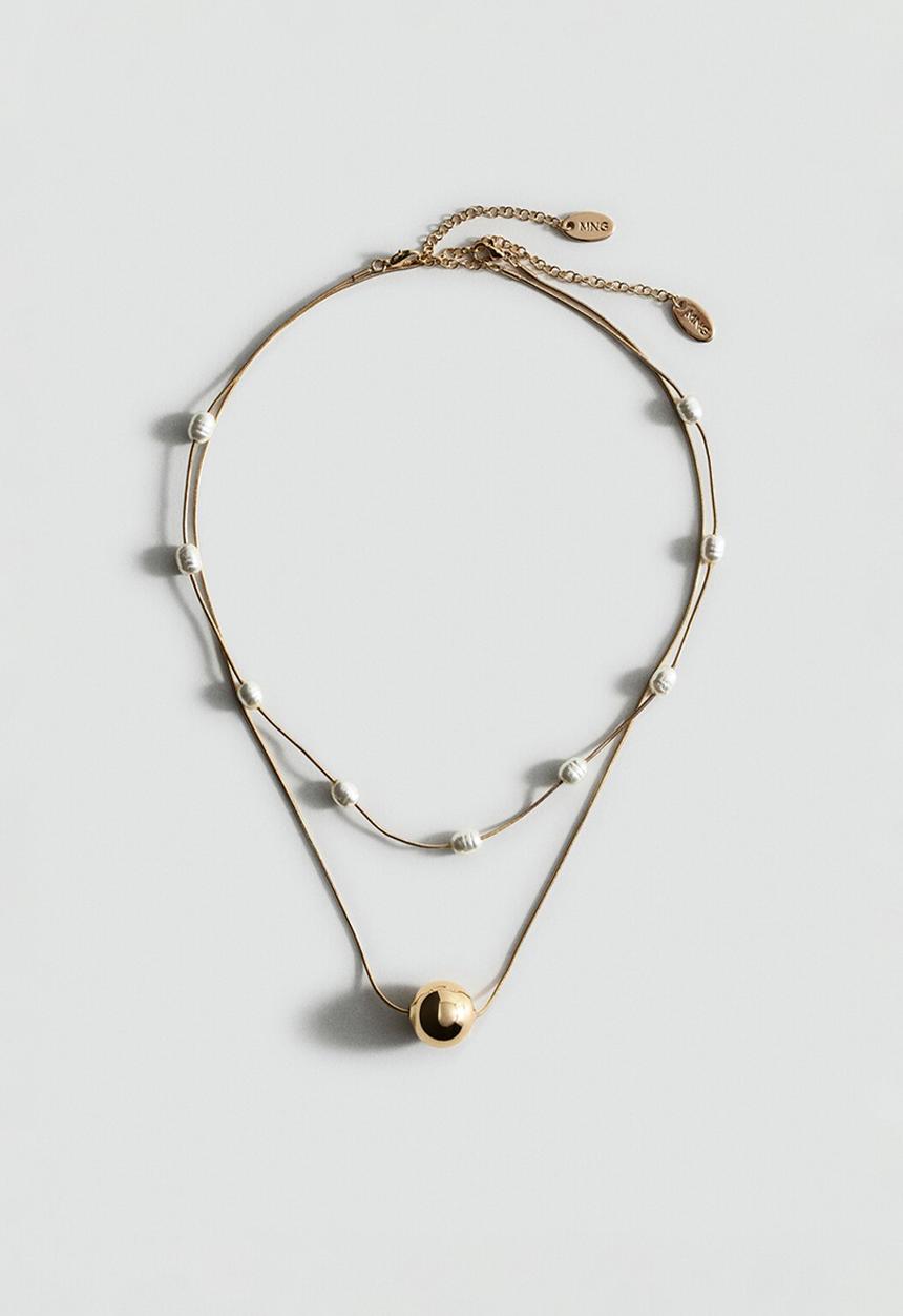 MANGO - Collar Luz Necklace - Gold