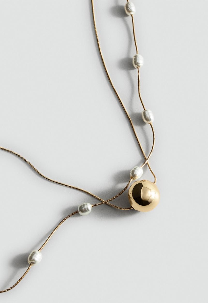 MANGO - Collar Luz Necklace - Gold