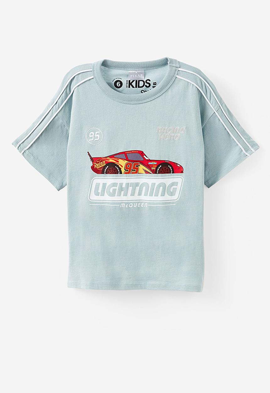 Cotton On - Licensed drop shoulder short sleeve tee - lcn dis celestial/lmq i am speed