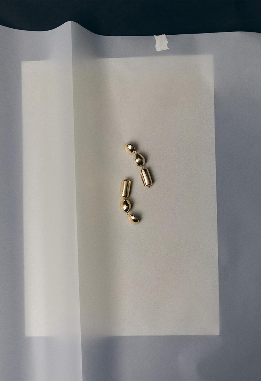 MANGO - Lara earrings-gold