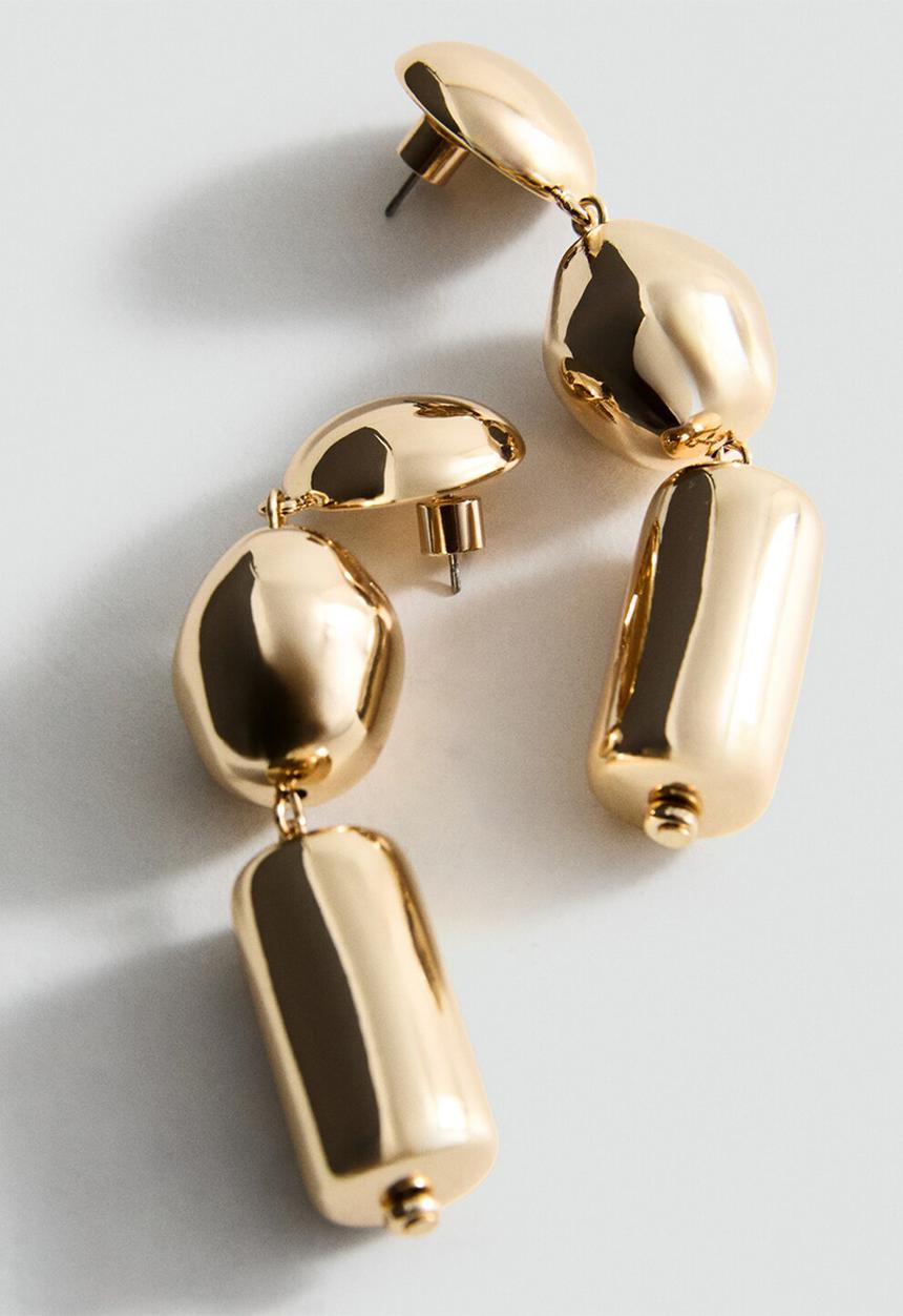 MANGO - Lara earrings-gold
