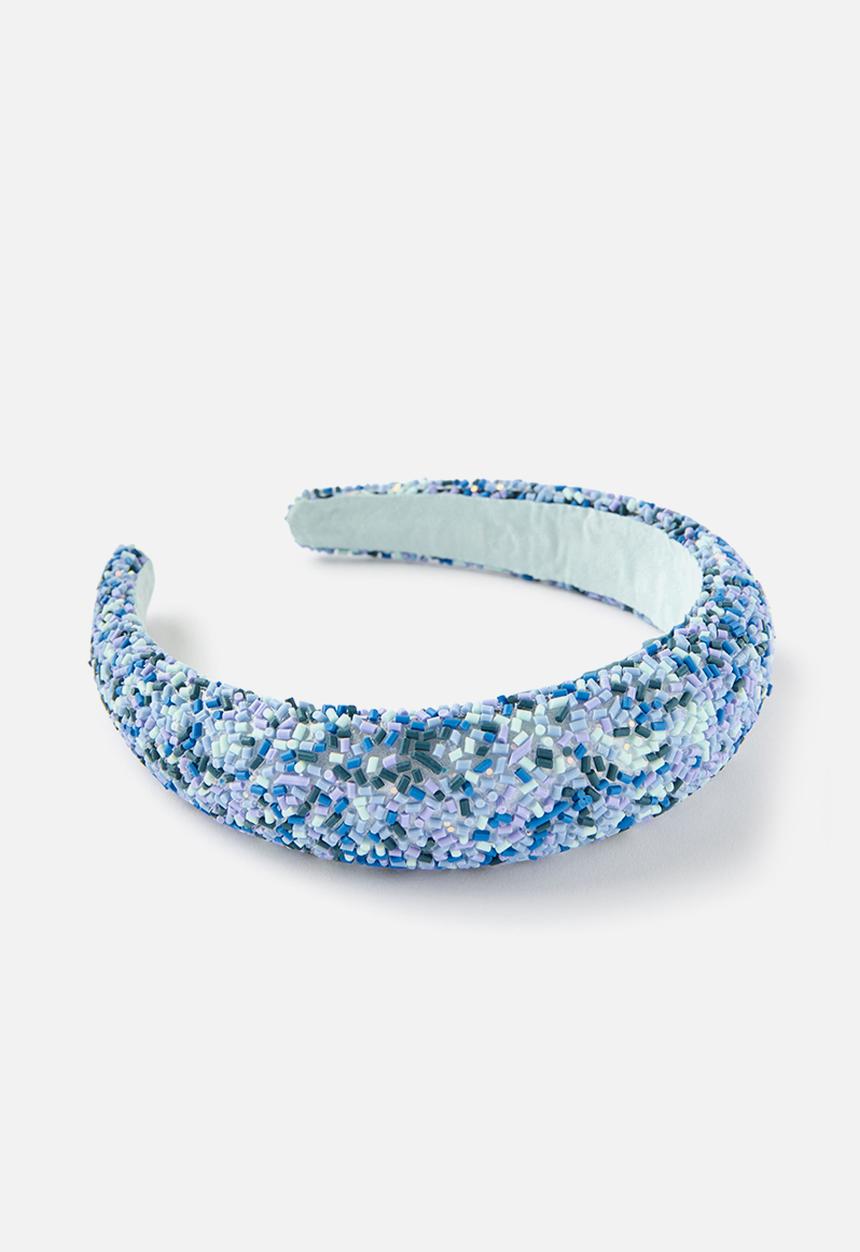 Cotton On - Sophia luxe headband - dawn blue/sprinkles