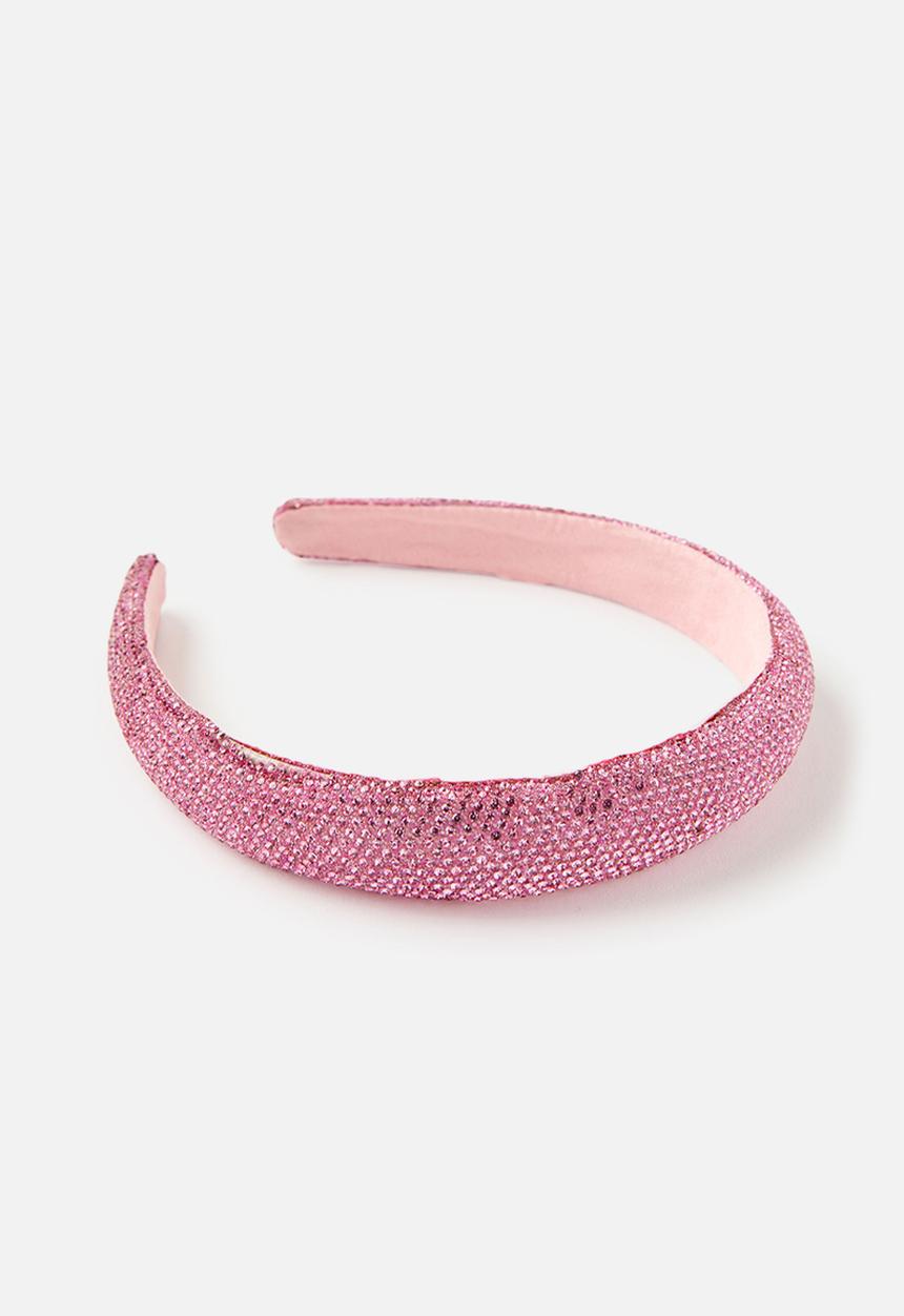 Cotton On - Sophia luxe headband - blush pink/diamonte