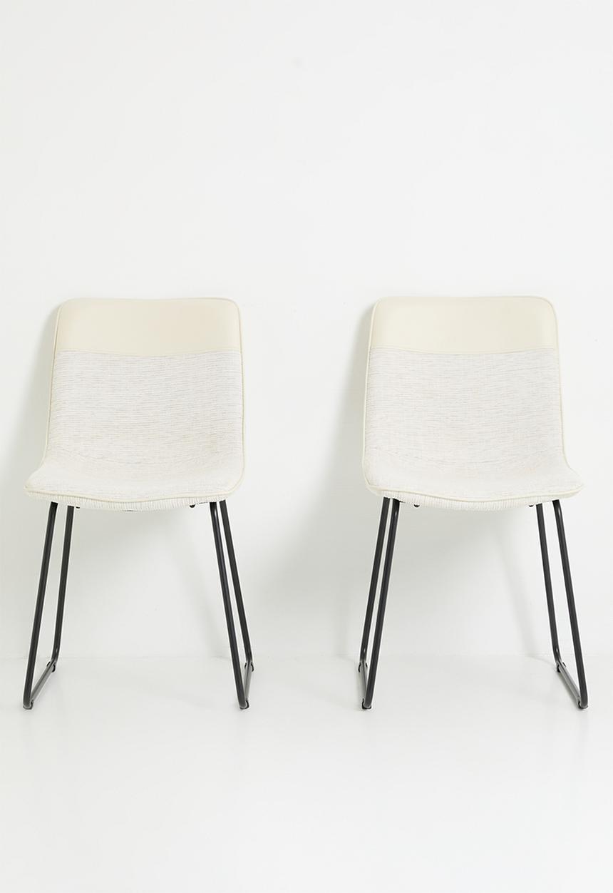 Sixth Floor - Elsa dining chair set of 2 - neutral