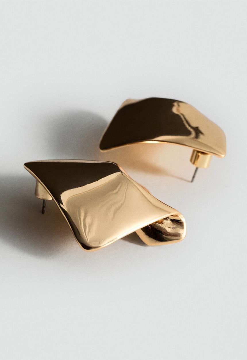 MANGO - Leire earrings-gold