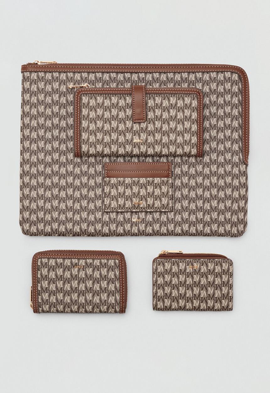 MANGO - Burgos 2 wallet - brown