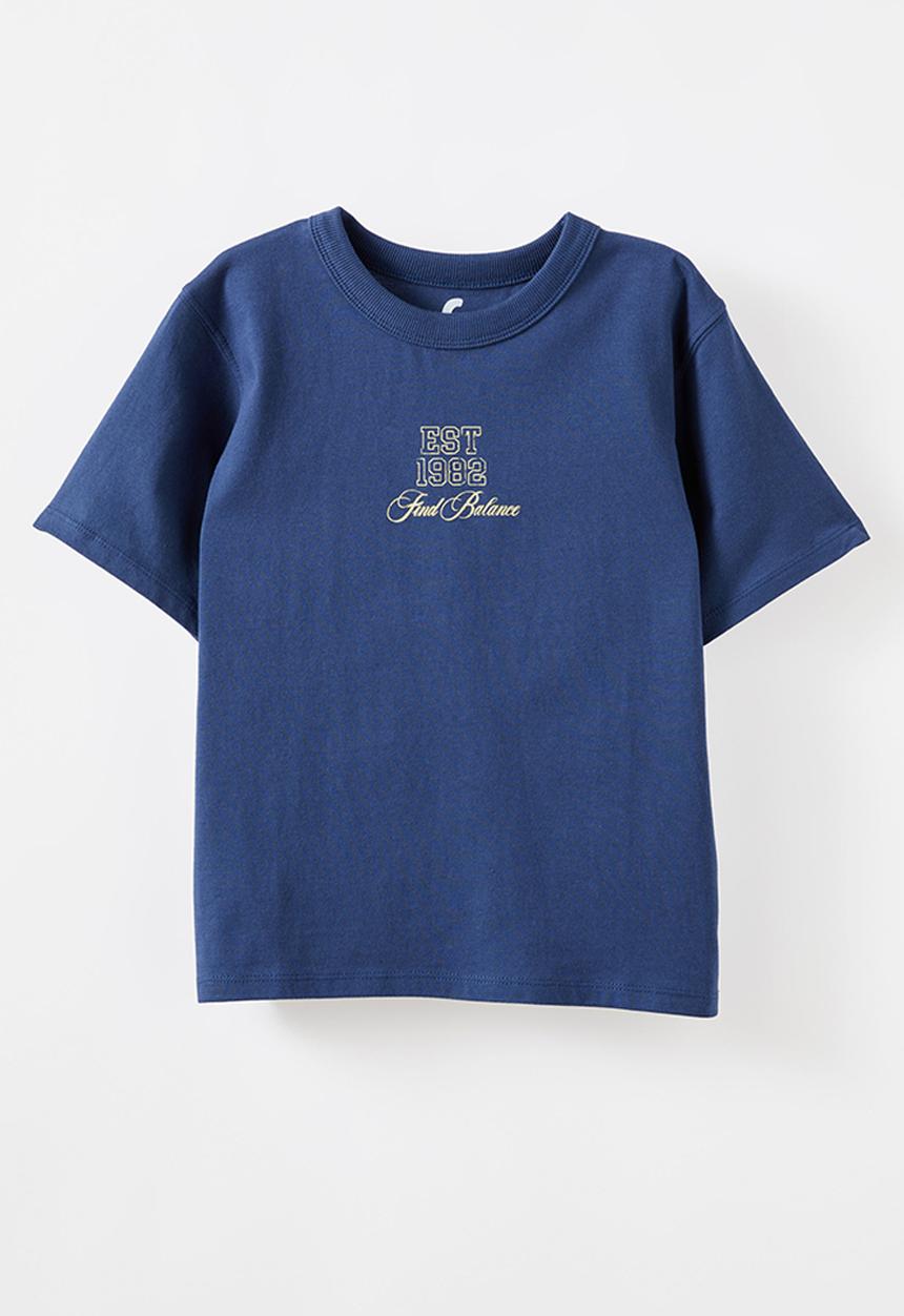 Cotton On - Poppy oversize graphic print tee - deep dive/athletic sports club