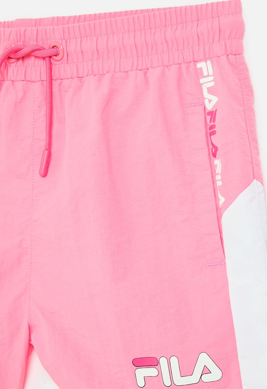 FILA - Pippa shorts  - white & strawberry pink