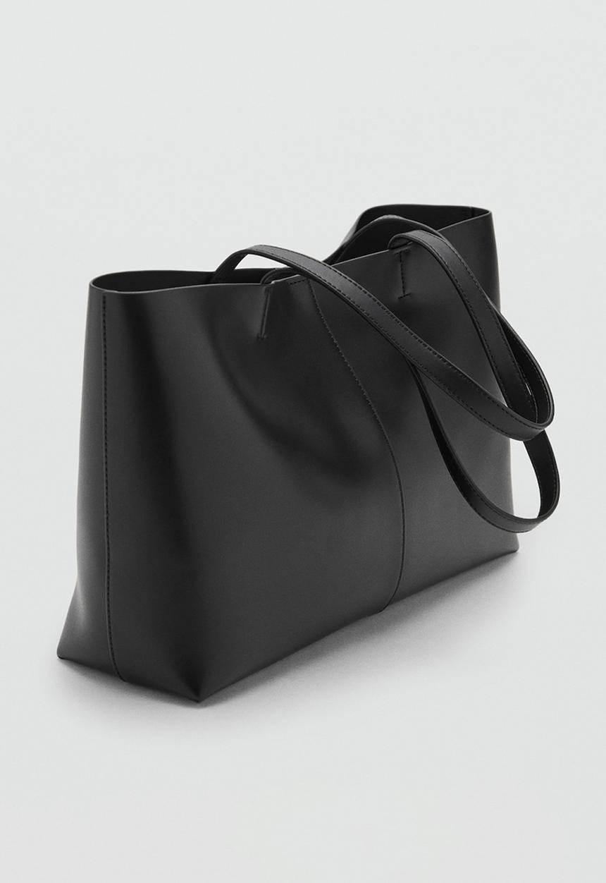 MANGO - Manu shoulder bag - black