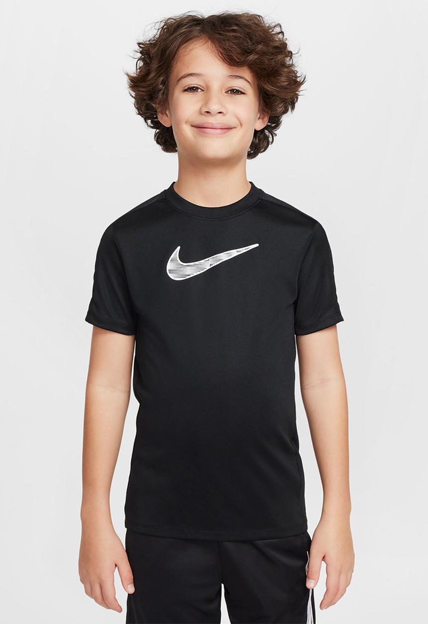 Nike - Kids Nike Dri-Fit  Short Sleeve Top Gx - Black/Black/White