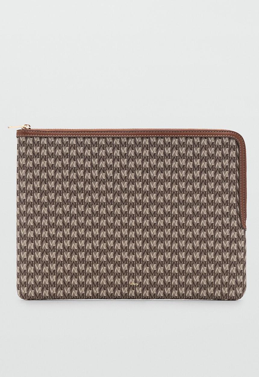 MANGO - Funda G Burgos2 Wallet- Leather-Brown