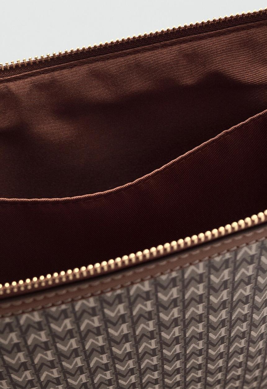 MANGO - Funda G Burgos2 Wallet- Leather-Brown