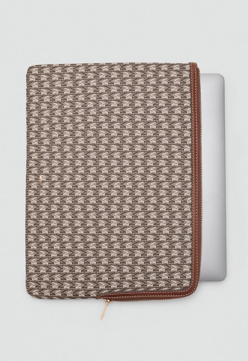 MANGO - Funda G Burgos2 Wallet- Leather-Brown