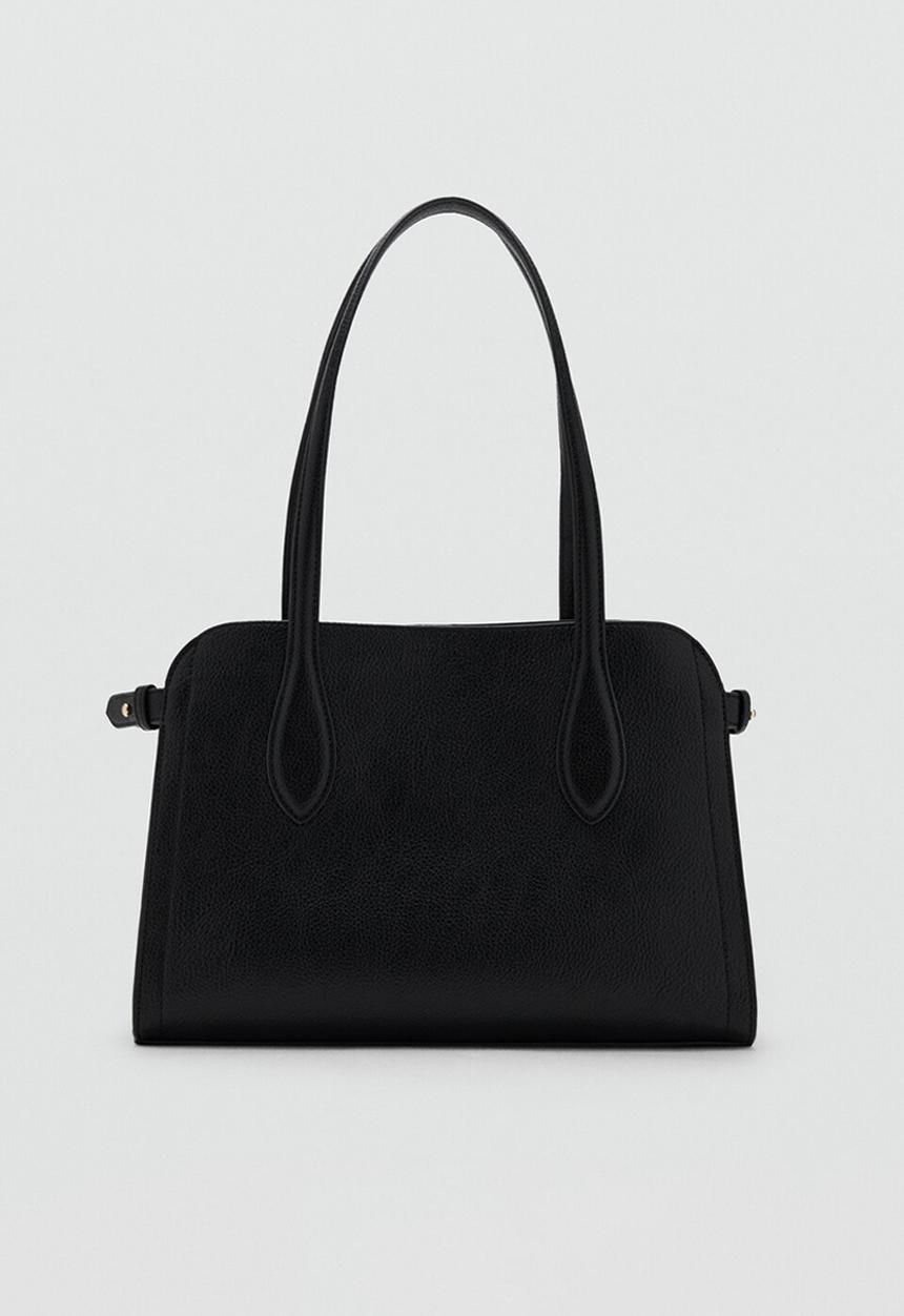 MANGO - Bolso M Gustave City Bag - Black