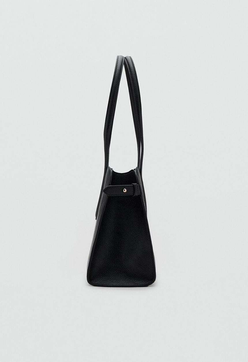 MANGO - Bolso M Gustave City Bag - Black