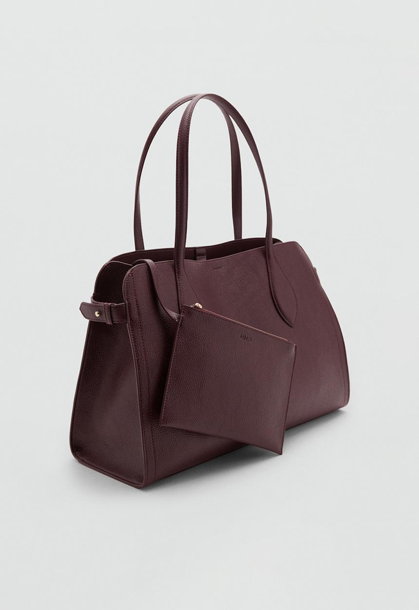 MANGO - Bolso G Gustave City Bag - Bordeaux
