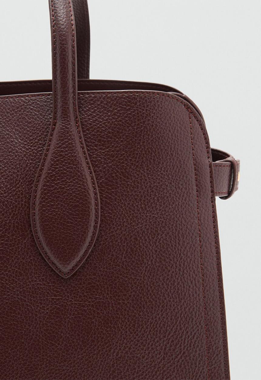 MANGO - Bolso G Gustave City Bag - Bordeaux