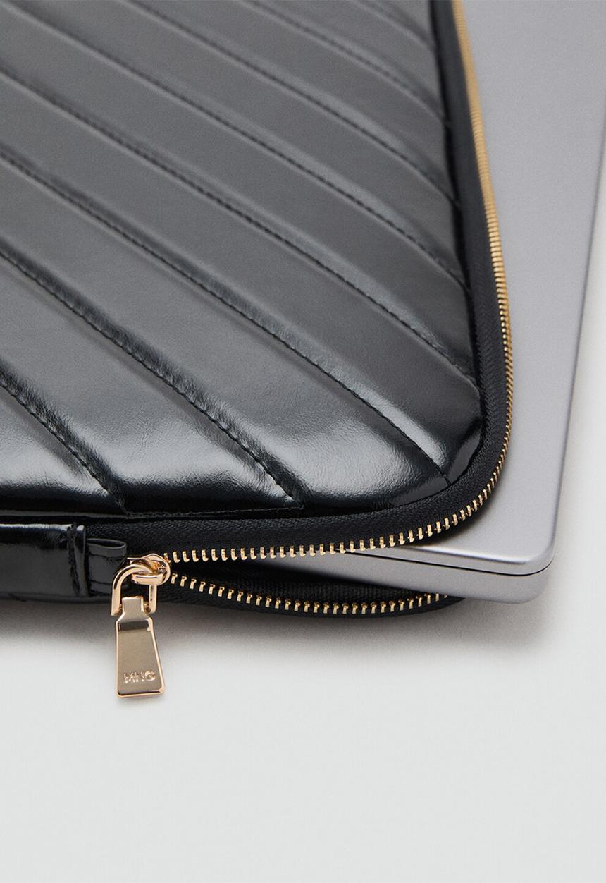 MANGO - Funda G Diagonal Wallet - Black