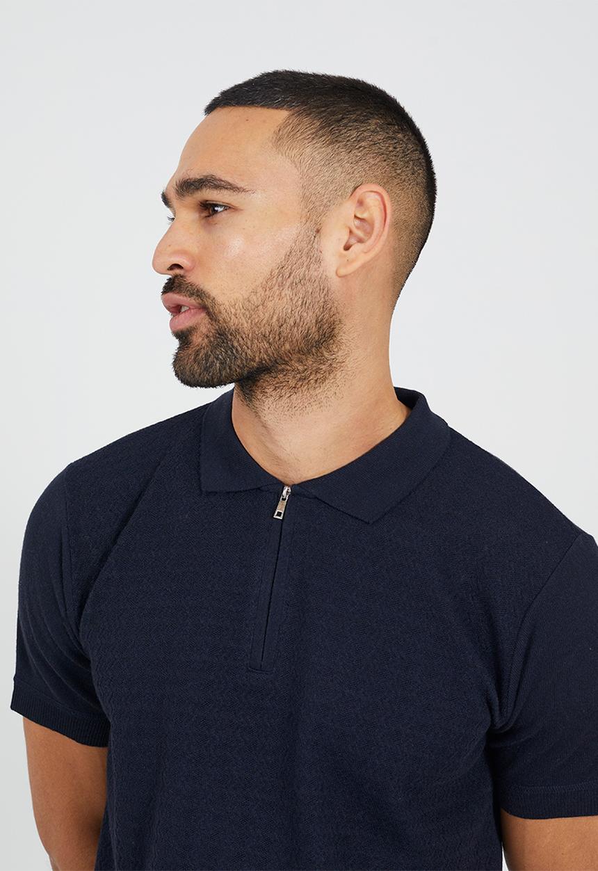 Brave Soul - Polo Neck - Dark Navy