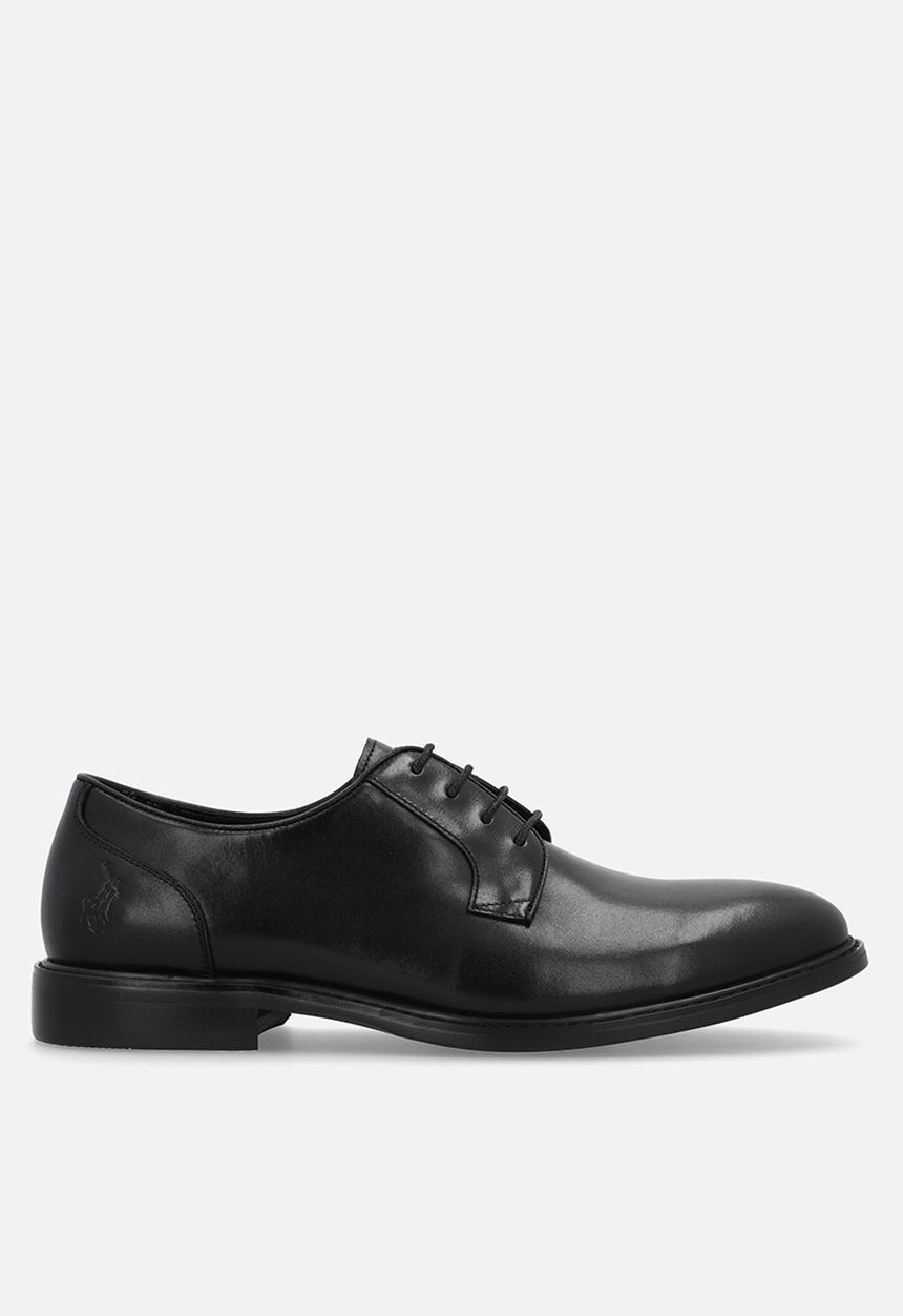 POLO - Classic gibson lace up - black