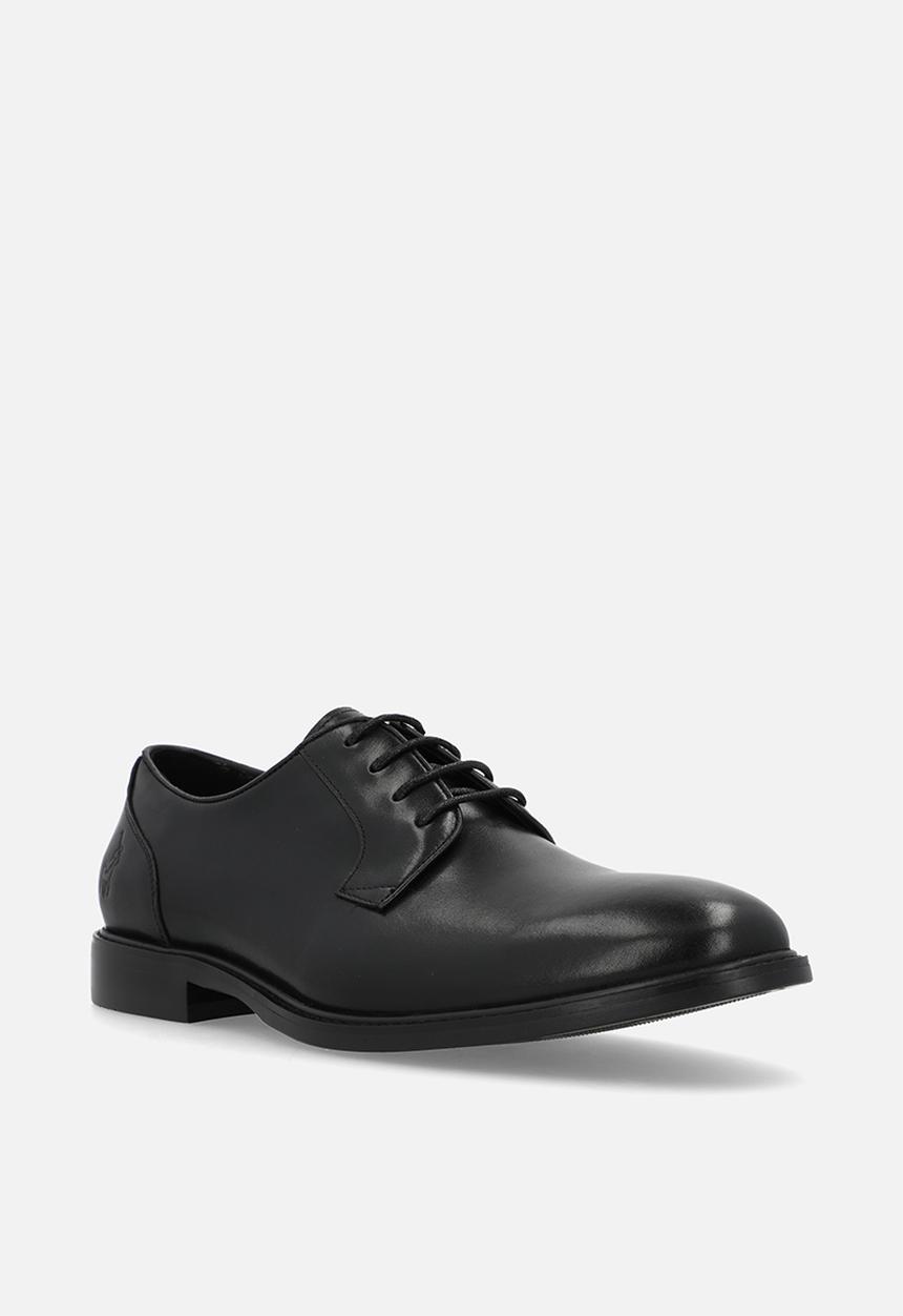 POLO - Classic gibson lace up - black