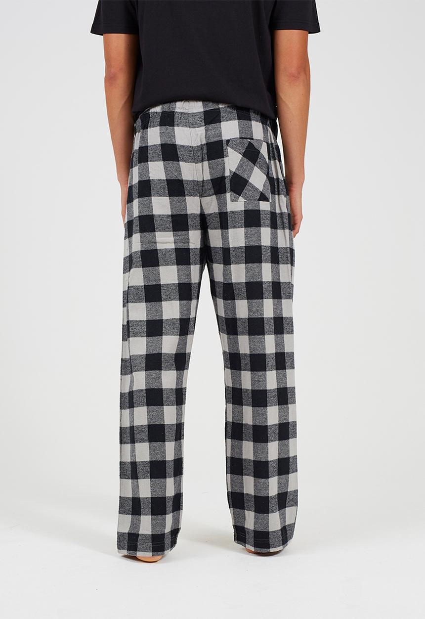 Brave Soul - Grey Check Loungewear Bottoms - Grey Check