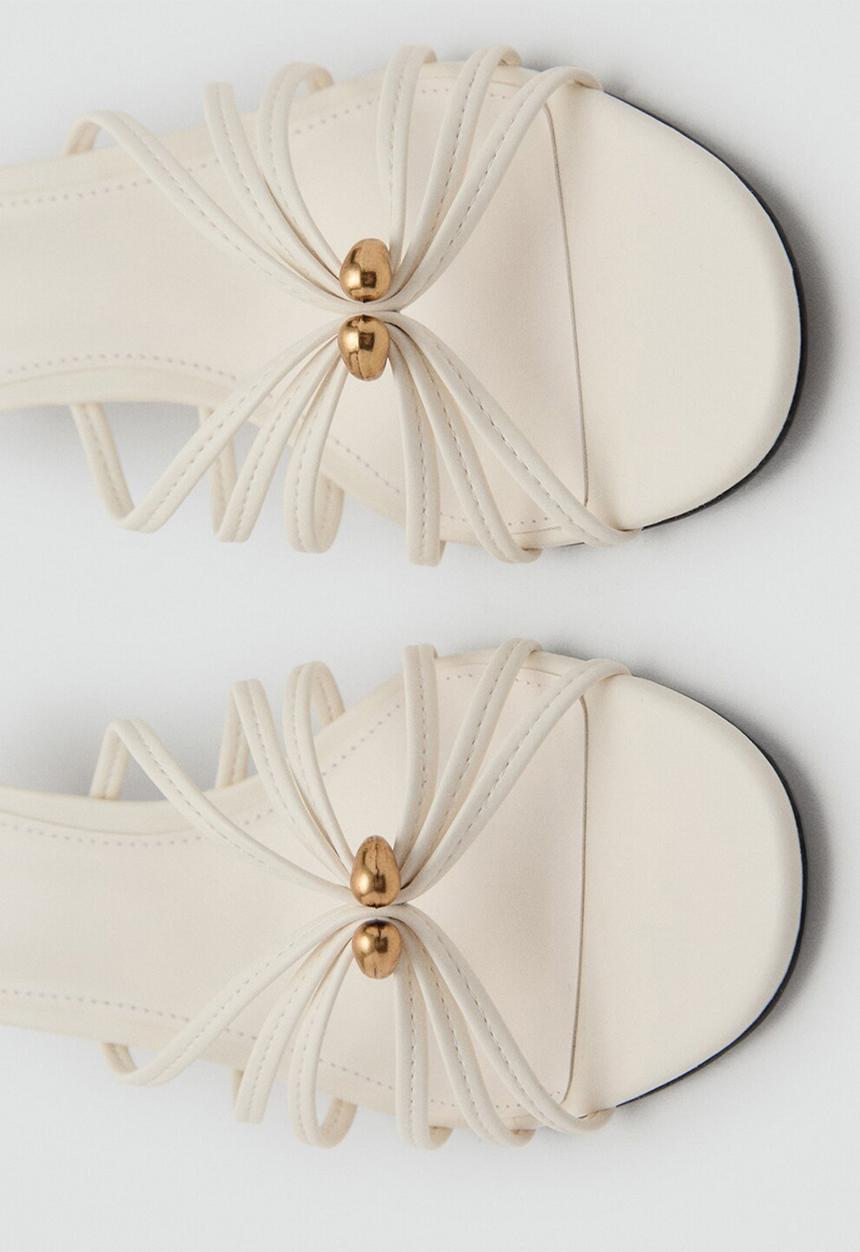 MANGO - Darian heel - light beige