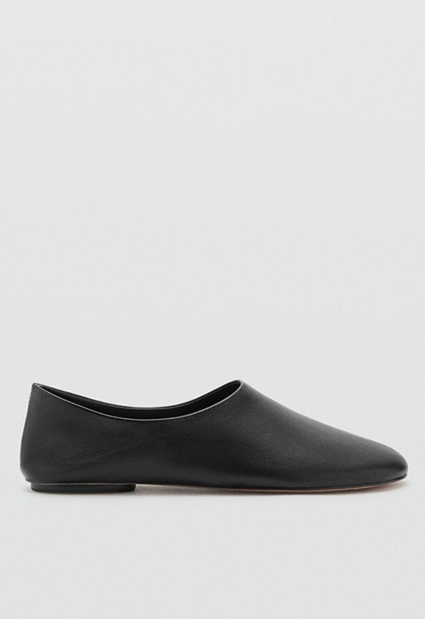 MANGO - Soul leather pump - black