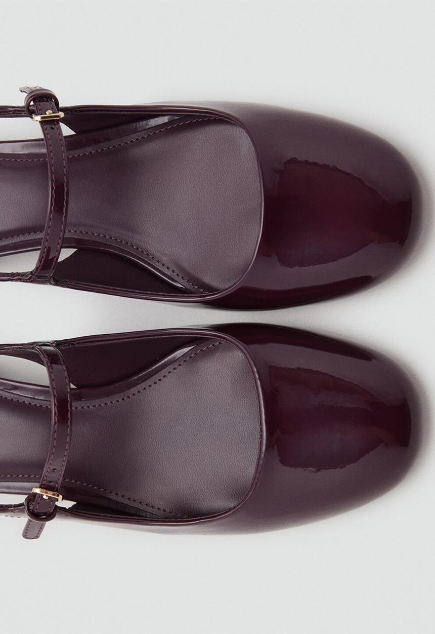 MANGO - Ada heel - dark red