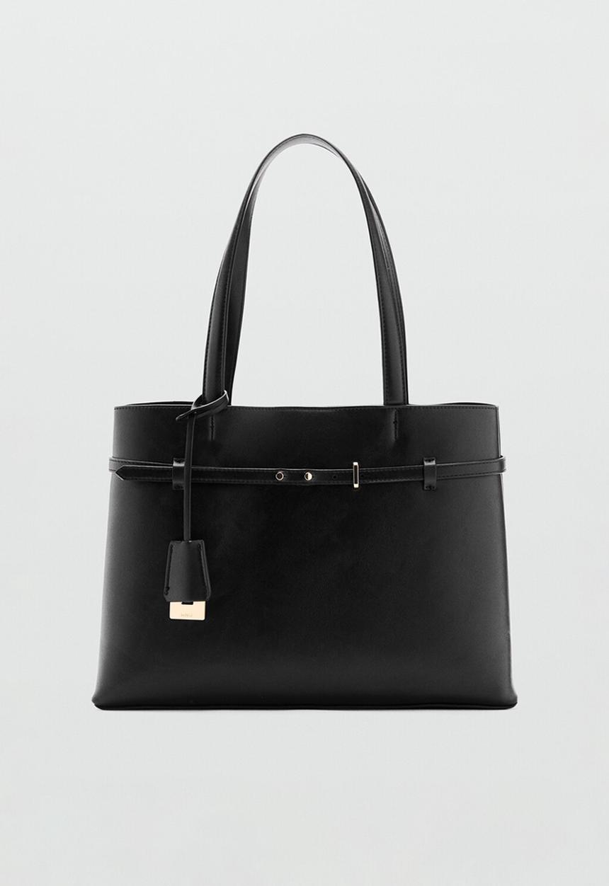 MANGO - Dahlia citybag- black
