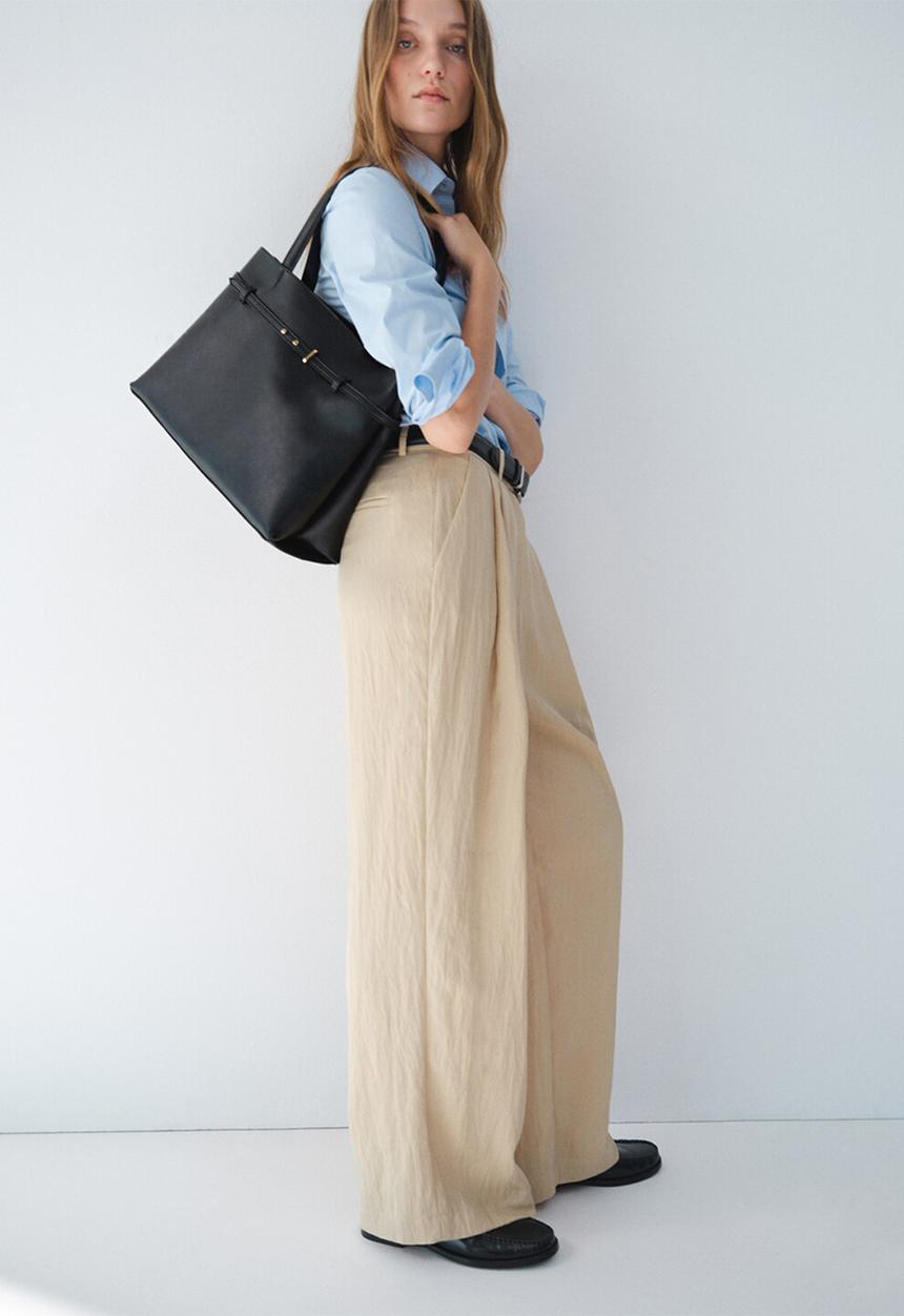MANGO - Dahlia citybag- black