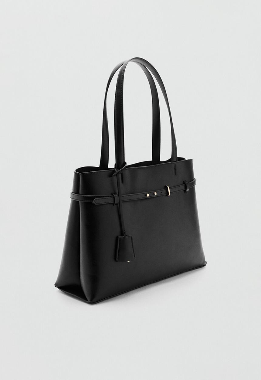 MANGO - Dahlia citybag- black