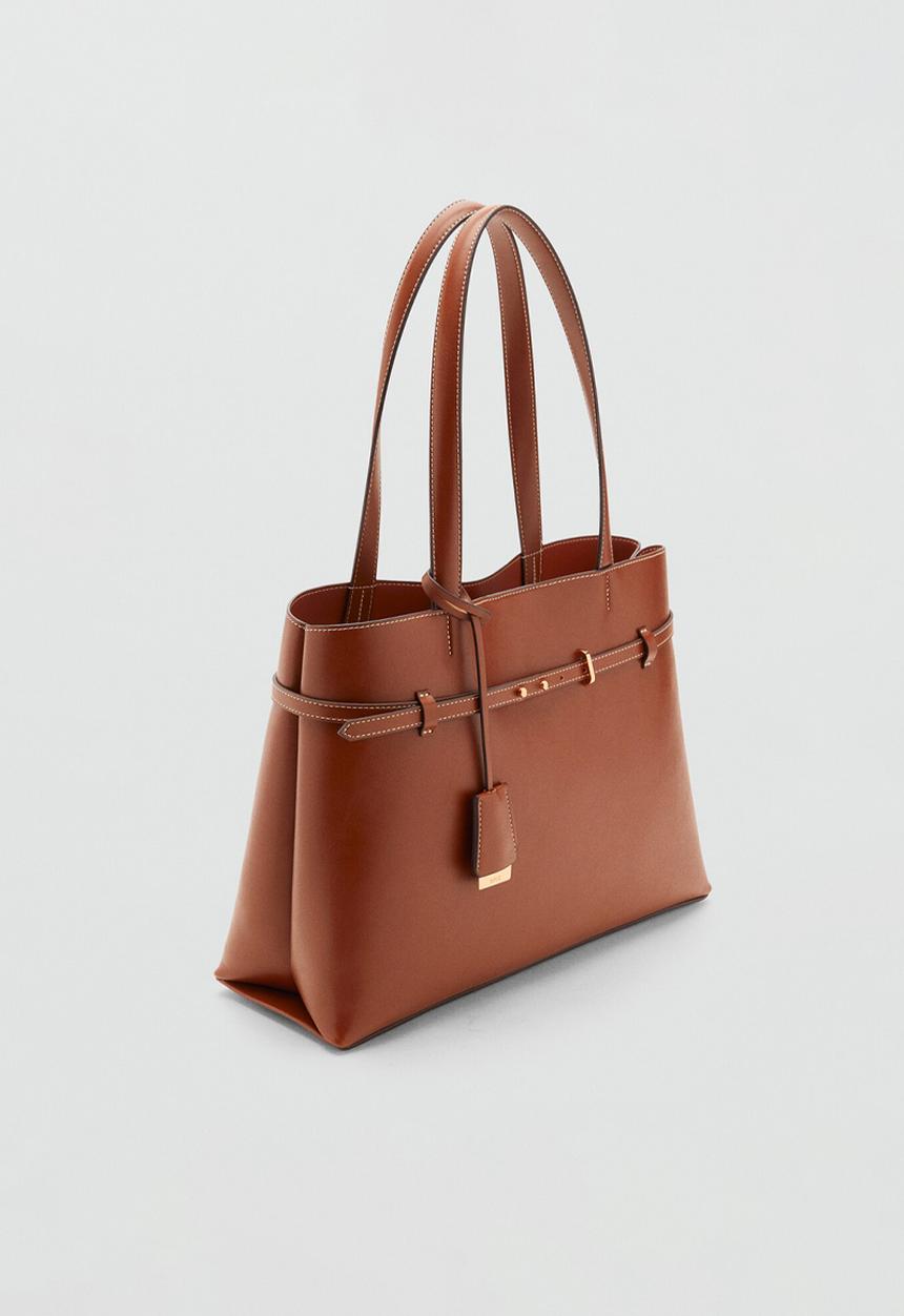 MANGO - Dahlia citybag- brown