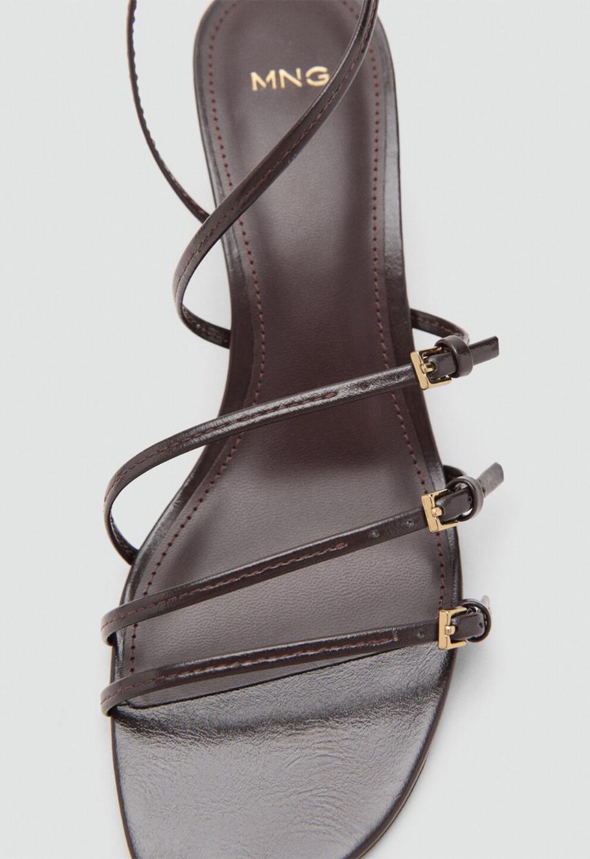 MANGO - Isa heel - dark brown