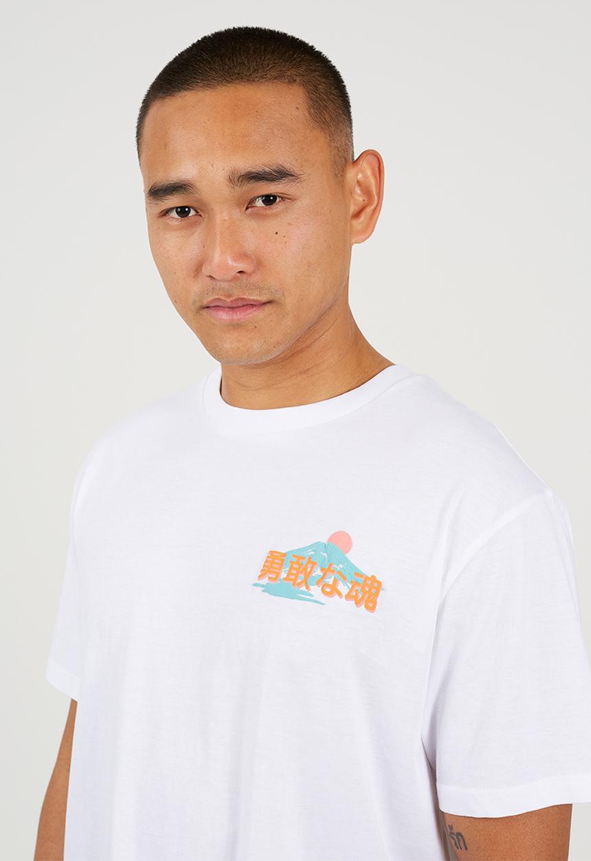 Brave Soul - Oversized Fit Crew Neck Tshirt - Optic White